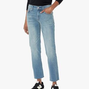 Lucky Brand Sweet medium Blue mid Rise Straight Leg Cropped Jeans 2 26